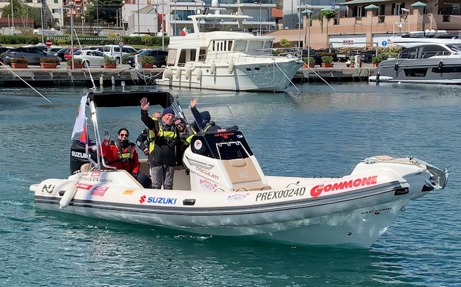 “Missione Olimpiadi 2024”: in corso il nuovo raid del Club del Gommone da Varazze a Parigi