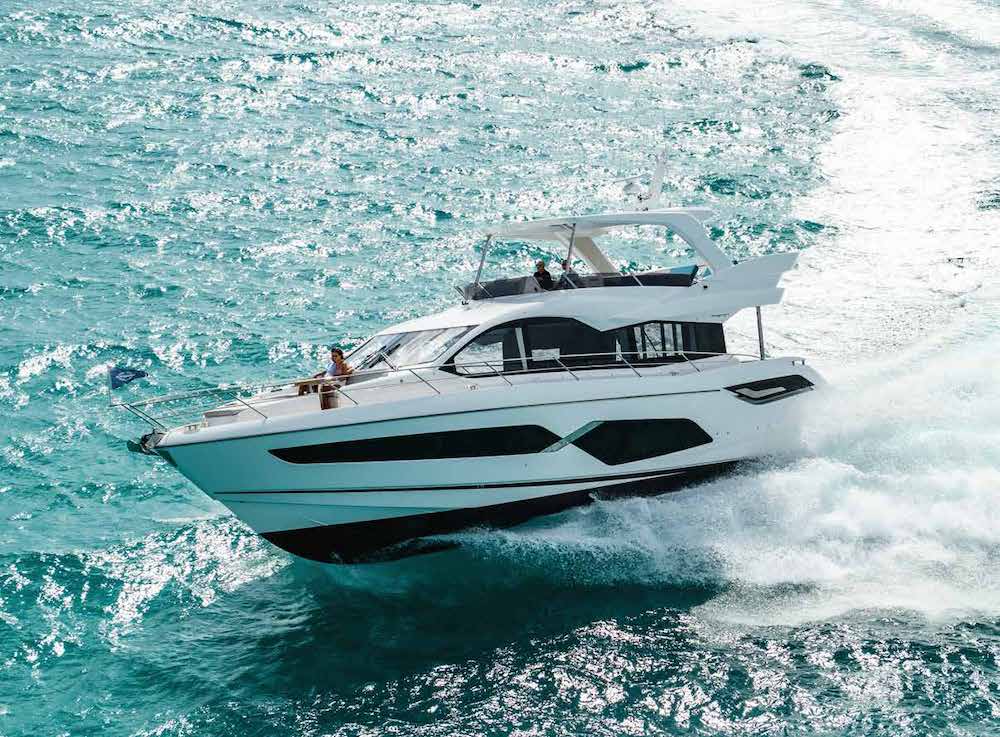 Sunseeker Manhattan 68 in navigazione.